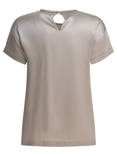 Brunello Cucinelli Short Sleeve Blouse
