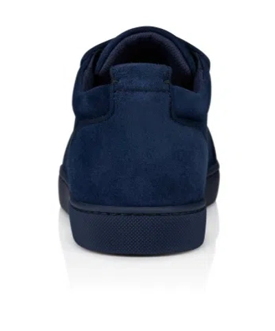 Christian Louboutin Velvet Sneakers Lace-up Eyelet Detailing