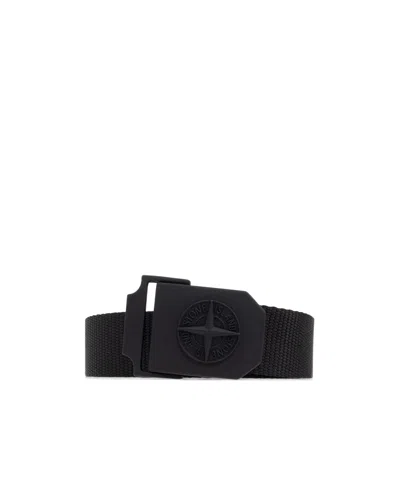 Stone Island Logo-buckle Tape Belt
