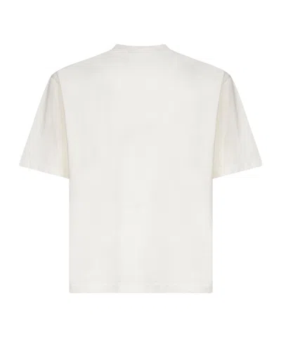 Stone Island Ivory Combed Organic Cotton Jersey T-shirt
