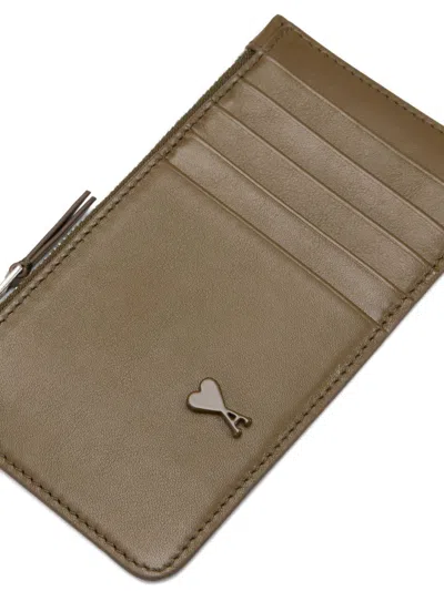 Ami Alexandre Mattiussi Zipper Card Holder