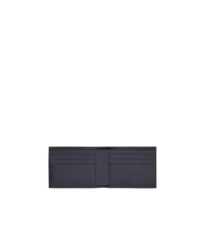 Ferragamo Florence Bi-fold Leather Wallet In Brown