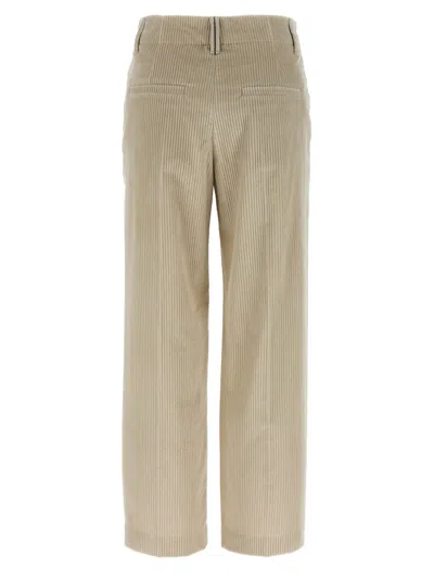 Brunello Cucinelli Monile Velvet Trousers