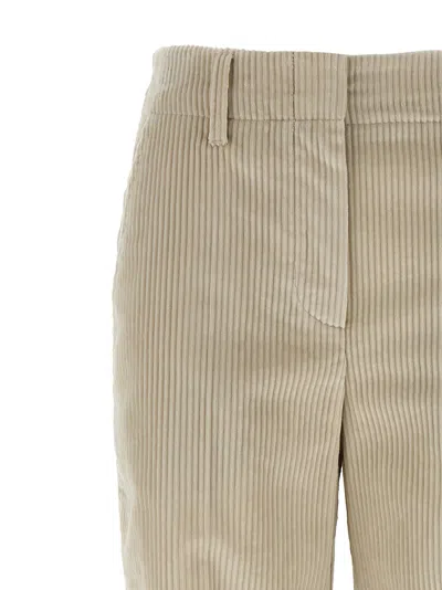 Brunello Cucinelli Monile Velvet Trousers