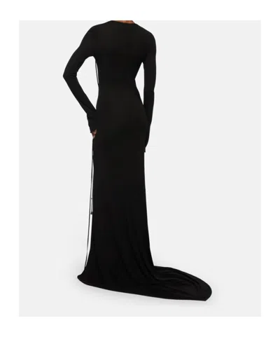 Attico Black Midi Dress