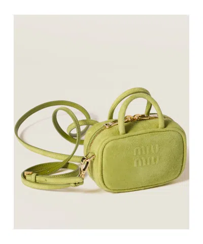 Miu Miu Beau Suede Micro-bag