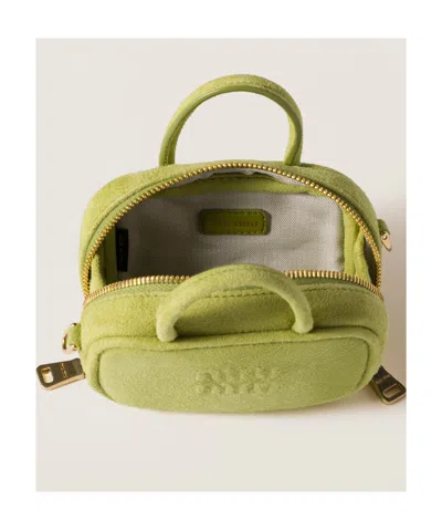 Miu Miu Beau Suede Micro-bag