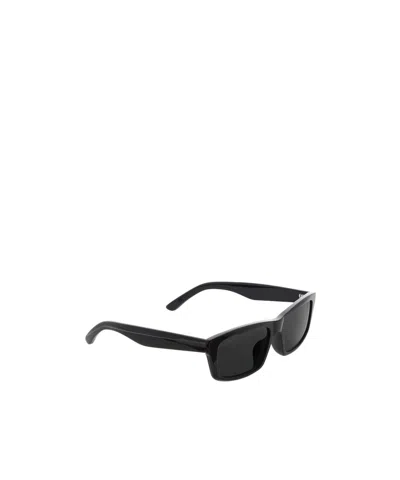 Balenciaga Men's Soho Rectangle Af Sunglasses  In Black