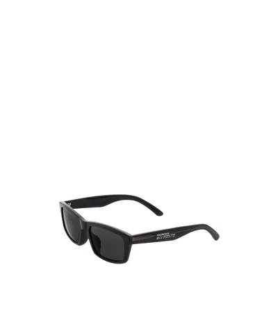 Balenciaga Men's Soho Rectangle Af Sunglasses  In Black