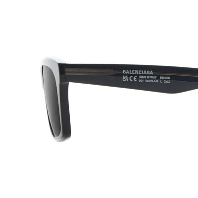 Balenciaga Men's Soho Square Af Sunglasses  In Black