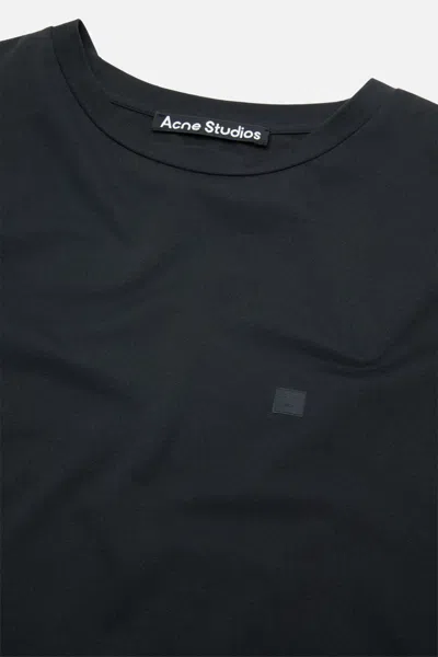 Acne Studios Crew Neck Sweater Knitwear Black In Black