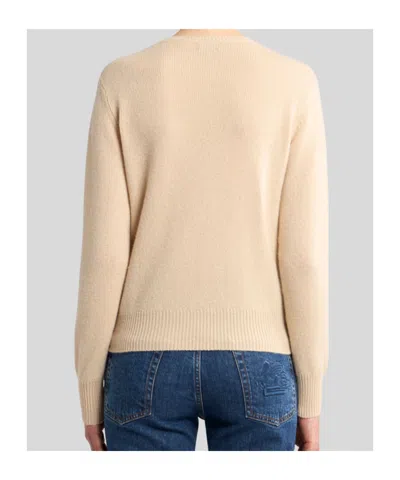 Etro Wool And Cashmere Sweater With Embroidery