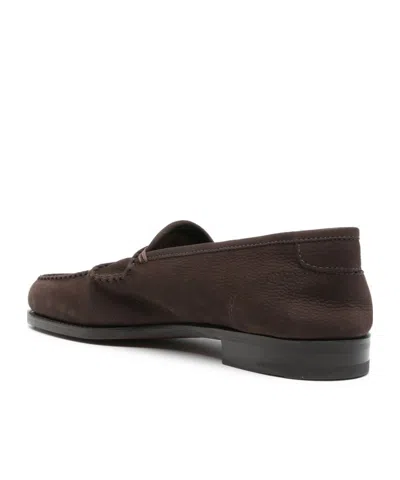 John Lobb Bath Leather Loafers