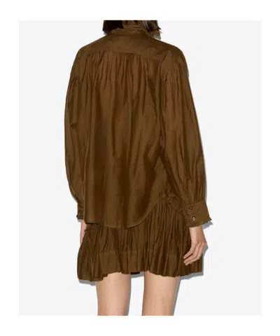 Isabel Marant Étoile Marant Etoile Women Pamias Blouse In Brown