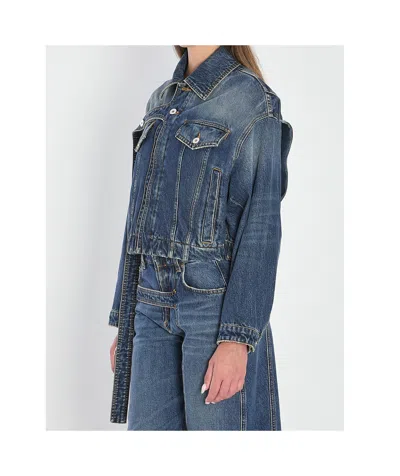Jean Paul Gaultier Strap Jacket In Denim