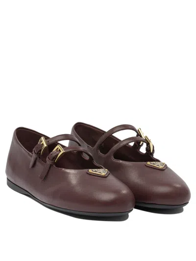 Prada Round Toe Ballet Shoes