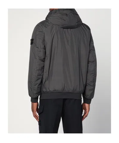 Stone Island Nylon Bomber Jacket In Gray