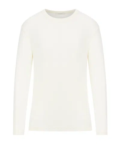 Lemaire Long-sleeve Cotton Top In Animal Print