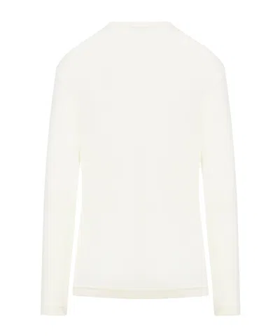 Lemaire Long-sleeve Cotton Top In Animal Print