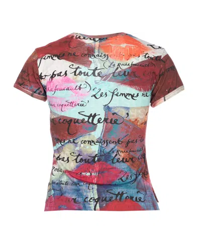 Vivienne Westwood Graphic Print Micro Lollo T-shirt In Multi