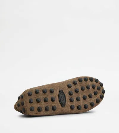 Tod's Round-toe Slip-on Loafers In Brown