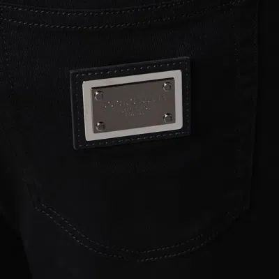 Dolce & Gabbana Jeans With Belt Loops In Black