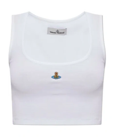 Vivienne Westwood Sleeveless Vest In White