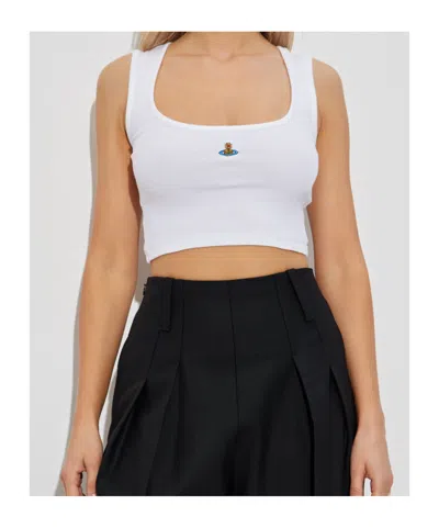 Vivienne Westwood Sleeveless Vest In White