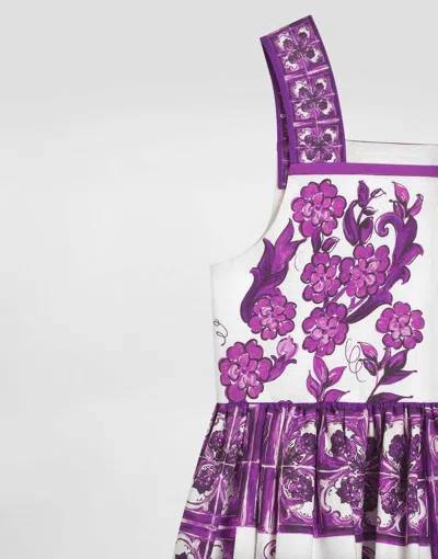 Dolce & Gabbana Graphic-print Cotton Dress