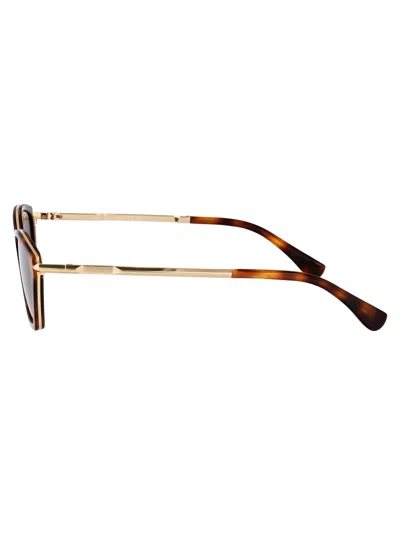 Max Mara Full Frame Sunglasses In Brown