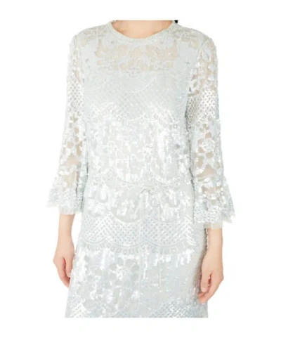 Needle & Thread Tulle Dress With Sequins In White