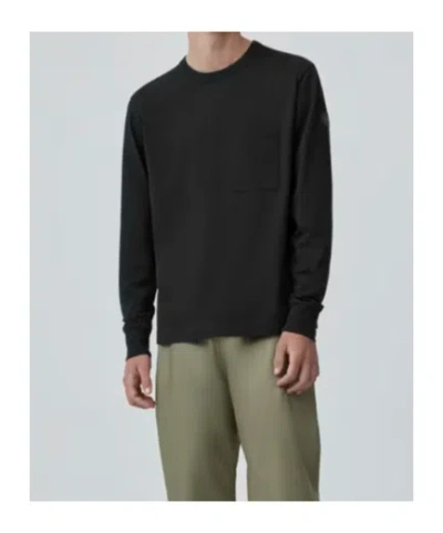 Canada Goose Patch-pocket Long-sleeve T-shirt In Black