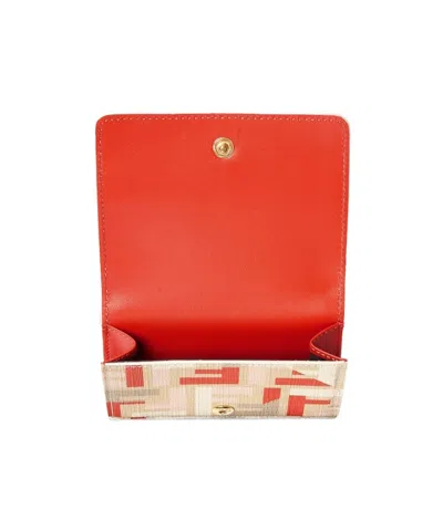 Fendi Pouch With Chain In Multicolor Ff Fabric