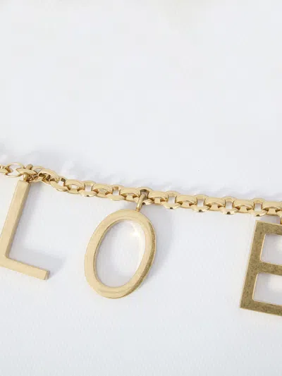 Chloé Chain Belt With Letters