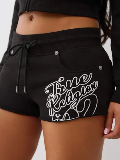 True Religion Women's Joey Low Rise Terry Short