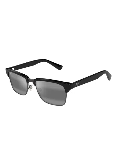 Maui Jim Kawika Square-frame Sunglasses In Gray