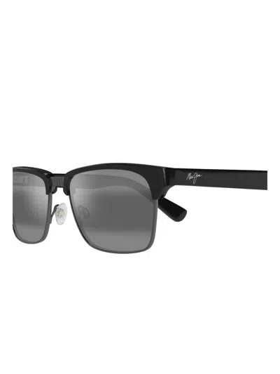 Maui Jim Kawika Square-frame Sunglasses In Gray
