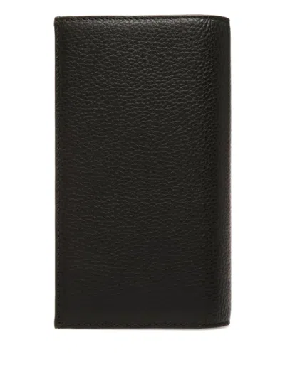 Bally Embossed-leather Continental Wallet In Black