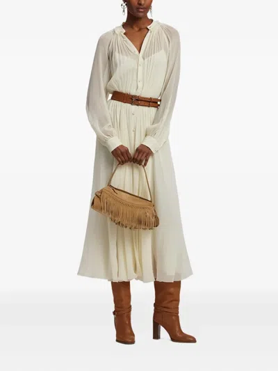 Ralph Lauren Fringed Shoulder Bag