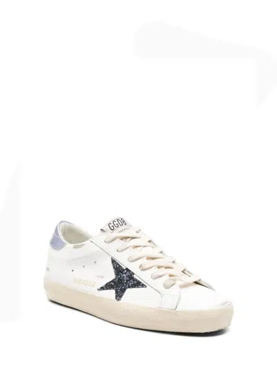 Golden Goose Sneakers Super Star White/black/wisteria