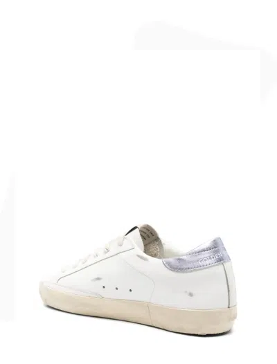 Golden Goose Sneakers Super Star White/black/wisteria