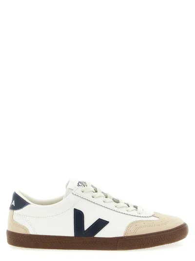 Veja Volley Sneakers - Leather - White In White
