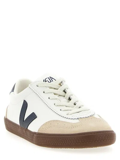 Veja Volley Sneakers - Leather - White In White