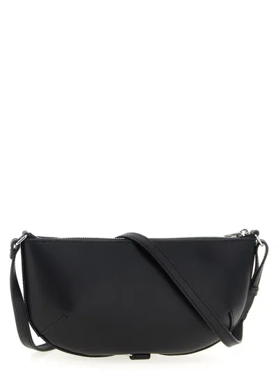 Courrèges Courreges Women Holy Eclipse Leather Shoulder Bag In Black