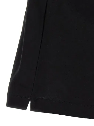 Ferragamo Crew Neck Graphic Print Short Sleeves T-shirt In Black