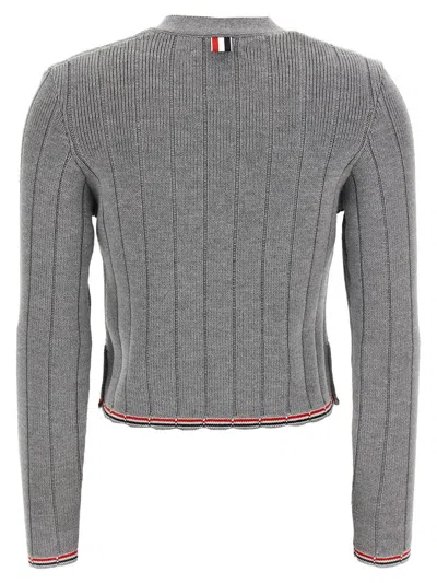 Thom Browne Ladder Full Neede Rib Stitch Cardigan