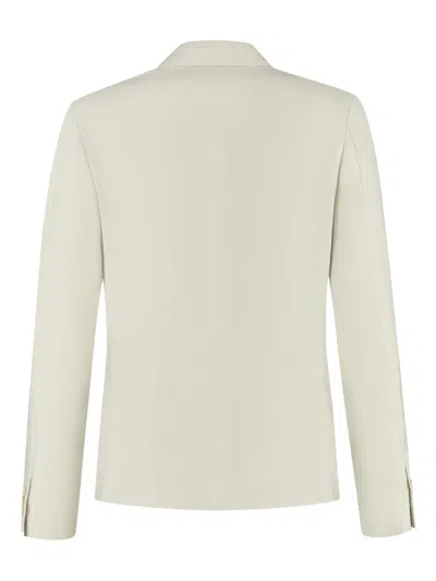 Lardini Double-breasted Patch-pocket Blazer In Neutral