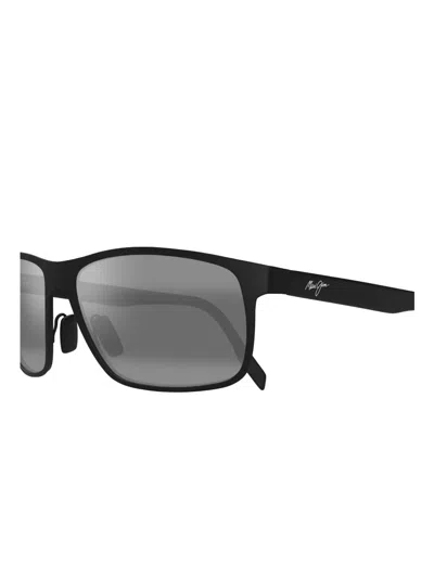 Maui Jim Anemone Square-frame Sunglasses In Black