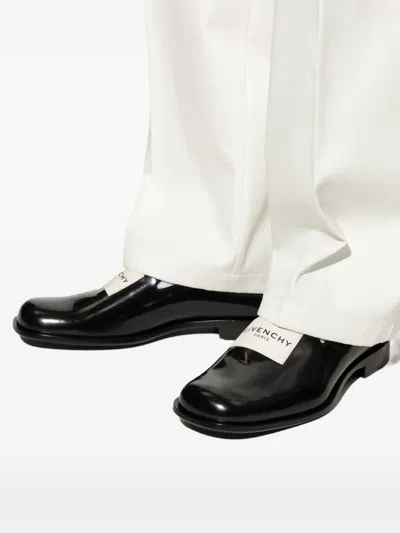 Givenchy Tux Brushed Leather Loafers In Black