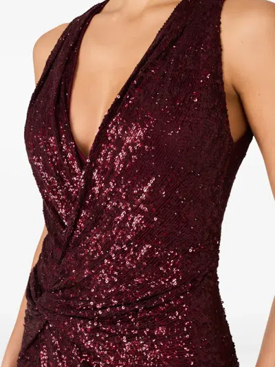 Jenny Packham Isoline Maxi Dress In Red